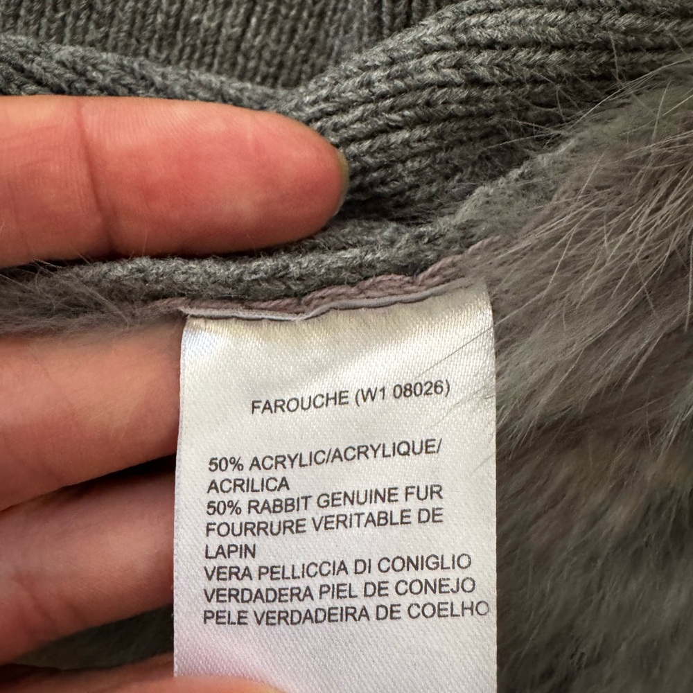 Derby Kids rabbit fur vest